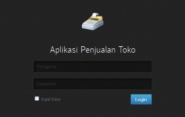 Aplikasi Penjualan Toko